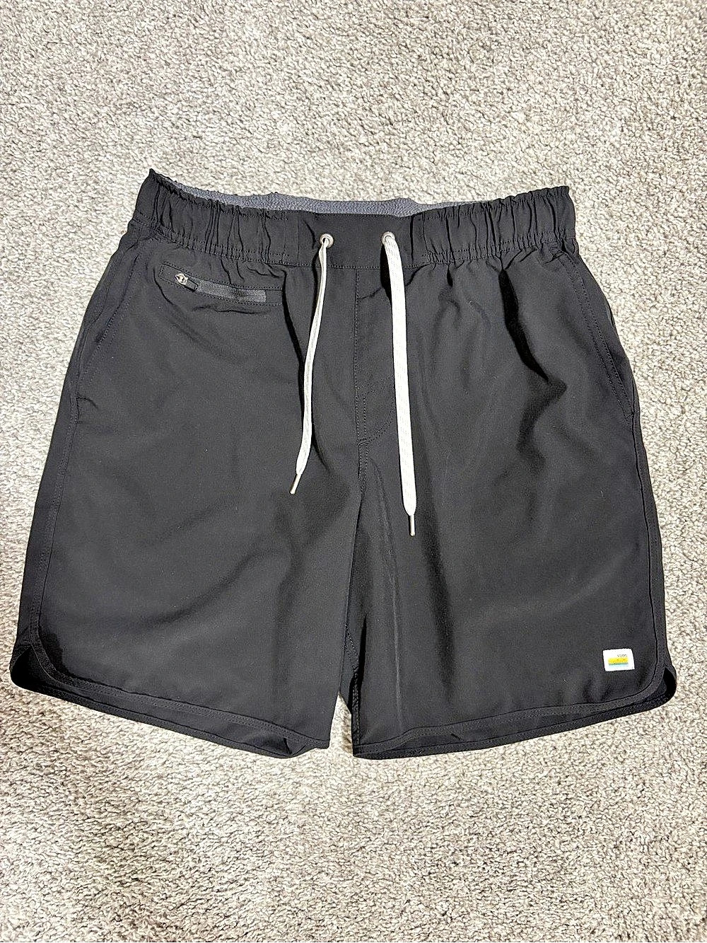 Vuori Banks Short Men's Hybrid Shorts Black Medium